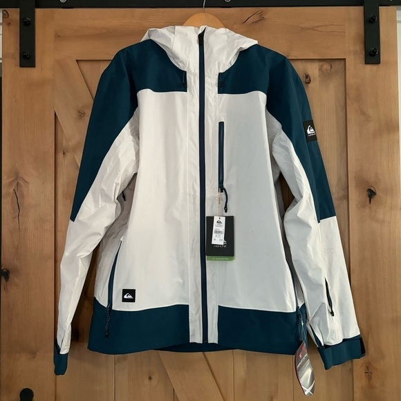 QUIKSILVER Ultralight 20K Technical Snow Jacket Size Large - Picture 2 of 13